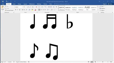 How to type music symbols in Word - YouTube