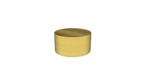 Drum Coffee Table (Gold) | 3D Warehouse