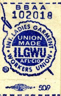 ILGWU web site - Collection Guides : Records | Union logo, Vintage labels, Clothing labels