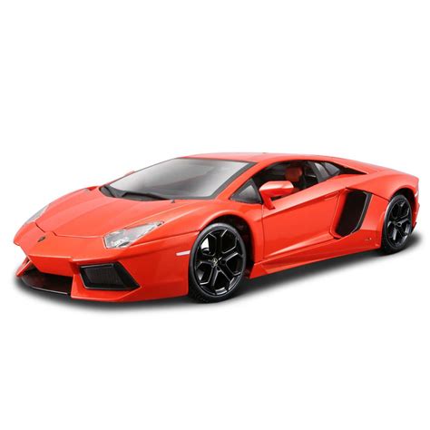 Buy Bburago 1:18 Scale Plus Lamborghini Aventador LP700-4 Model Car (Orange) Online at desertcartUAE