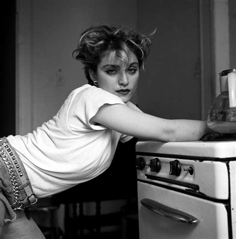 Madonna photographed by Richard Corman in her East Village Apartment in ...