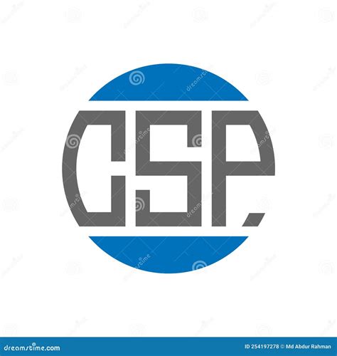 CSP Letter Logo Design on White Background. CSP Creative Initials ...