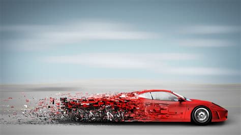 Abstract red speedy car - Sport car wallpaper Wallpaper Download 1920x1080