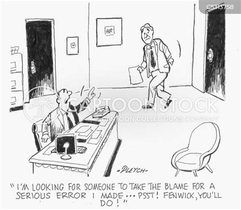 Taking The Blame Cartoons and Comics - funny pictures from CartoonStock