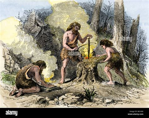 Discovery Of Fire By Early Man Pictures