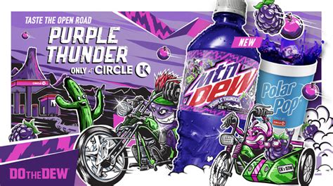 New Mountain Dew Purple Thunder Available Exclusively At Circle K - Chew Boom