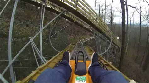 Smoky Mountain Alpine Coaster - Full Ride in HD - YouTube