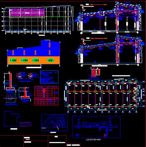 Steel Structure Industrial Building • Designs CAD