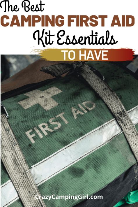 Camping First Aid Kit Essentials - Crazy Camping Girl