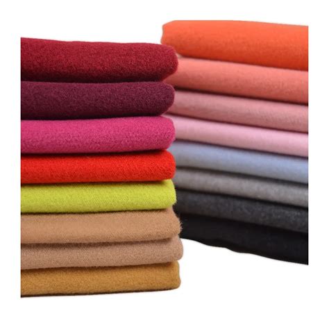 Autumn Cashmere Woolen Double sided Sanding Solid Wool Fabric Clothing ...