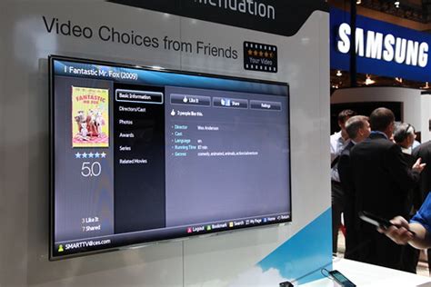 Samsung Smart TV | Samsung Smart TV on display at CES 2011. … | Flickr