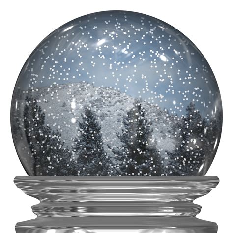 Winter Christmas Snow Globe Free Stock Photo - Public Domain Pictures