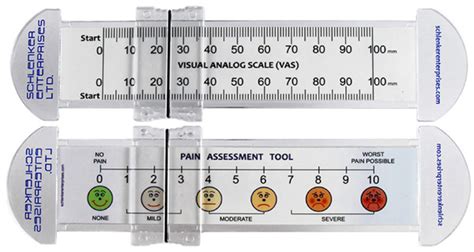 Visual Analog Scale for Pain (VAS): Scoring Pain on 100mm Line