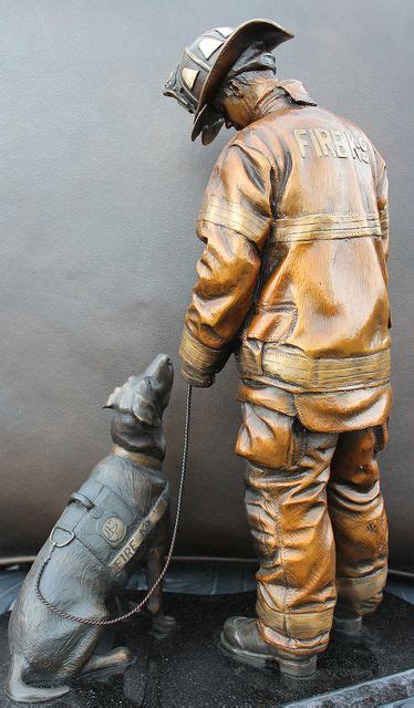 National Fire Dog Monument table-top statuette | Firefighter ...