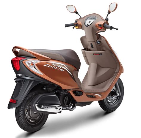 TVS Scooty Zest 110 Himalayan Highs Edition rear three quarters