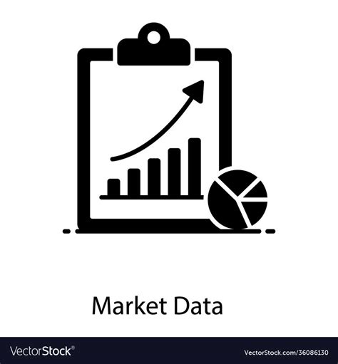 Market data Royalty Free Vector Image - VectorStock