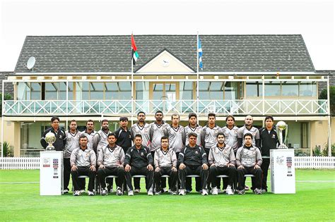 The UAE players pose for a team photograph | ESPNcricinfo.com