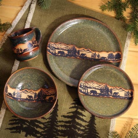 Check out the deal on Bear Mountain Rustic Dinnerware at Cabin Place ...