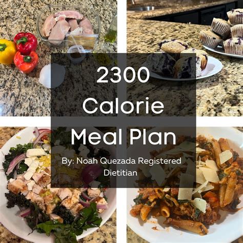 2300-Calorie Meal Plan Easy & High Protein [Dietitian Developed]