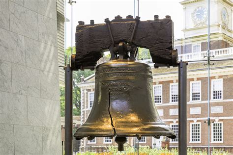 Liberty Bell with Independence Hall in background - Color Marketing Group®