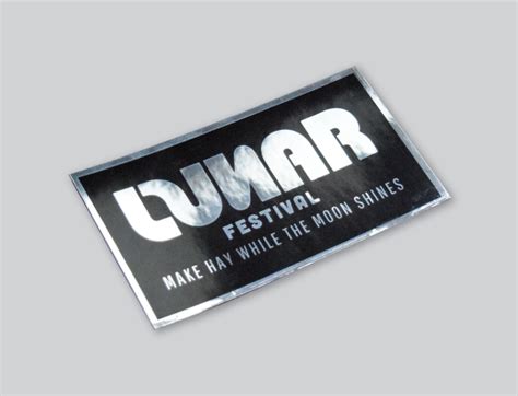 1,000 METALLIC CHROME STICKERS @ £195 + VAT – Mission Print