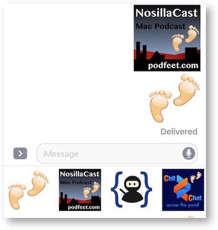 Podfeet Sticker Pack for iMessage - Podfeet Podcasts