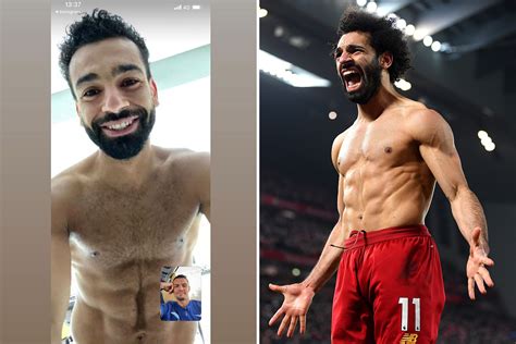 Mohamed Salah shows off ripped abs and shredded physique as Liverpool ...