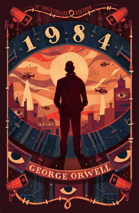 1984 by George Orwell Book Cover on Behance Book Posters, Poster Art, Art Et Illustration ...