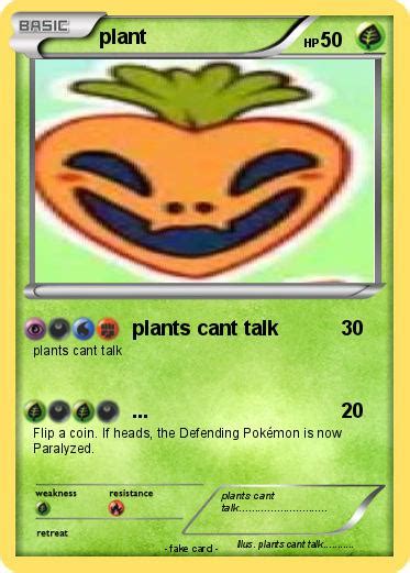 Pokémon plant 129 129 - plants cant talk - My Pokemon Card