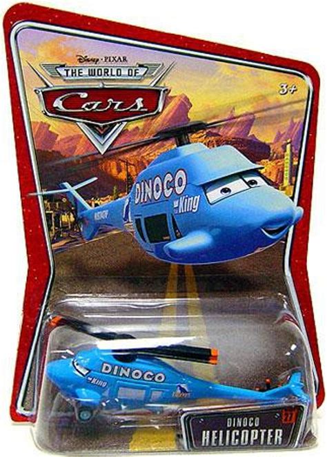 Disney Pixar Cars The World of Cars Series 1 Dinoco Helicopter 155 Diecast Car Mattel Toys - ToyWiz