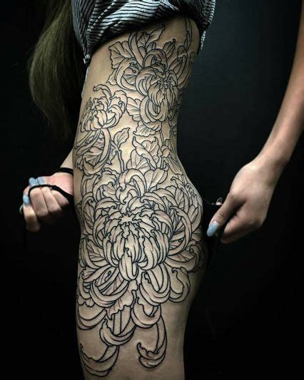 Chrysanthemum (Kiku) | Chrysanthemum tattoo, Tattoos, Tattoo designs and meanings