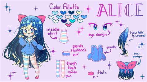 Alice OC Reference Sheet by Astreil on DeviantArt