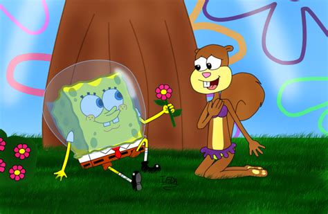 spongebob and sandy - Spandy Photo (36618226) - Fanpop