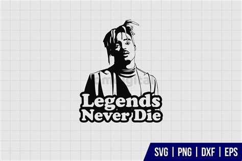 Juice Wrld Legend Never Die SVG - Gravectory