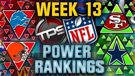 The Official NFL Week 13 Power Rankings 2023! (Detroit Drops Down ...