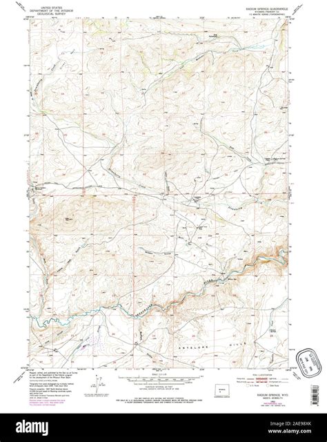 Map of radium springs hi-res stock photography and images - Alamy