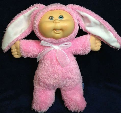 CPK Cabbage Patch Kids Cuties RARE Baby Bunny Doll Teeth Pink Costume Jakks 2006 # ...