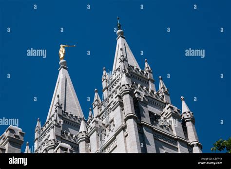 Temple Square Salt Lake City Utah USA Stock Photo - Alamy