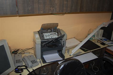 Smashed printer-scanner « Aam Janata