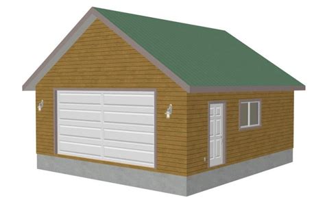 Amazing Small Detached Garage Plans Design With Brick Wall Decor In White Wooden Door And Grey ...