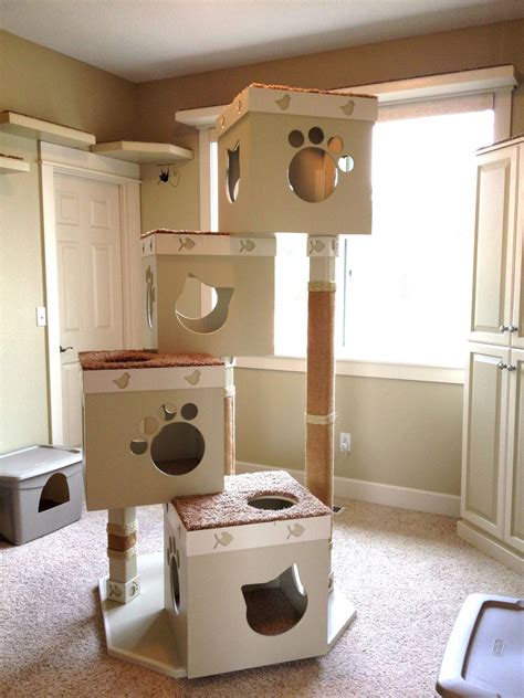 54 Outdoor Pet Room Design Ideas That Look Cute | Cat house diy, Cat box furniture, Cat litter ...