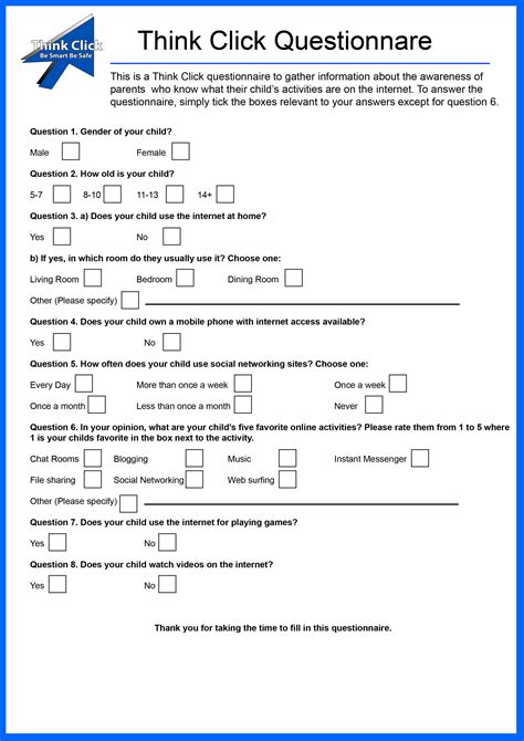 Questionnaire Planning