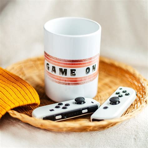 Game On Mug Deluxe 15oz. Retro Gaming