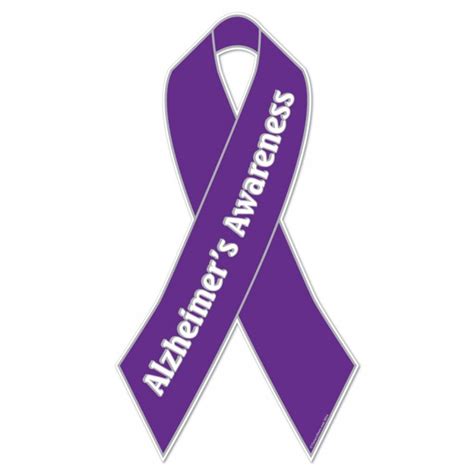 Alzheimers Ribbon Clipart Font