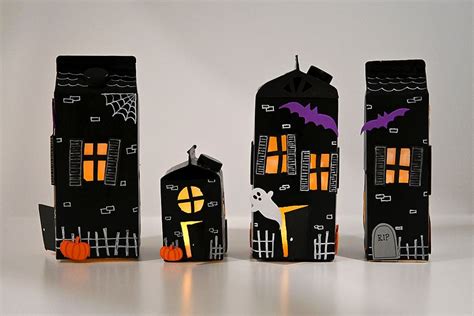 Haunted House Craft for Kids | Milk Carton Haunted House