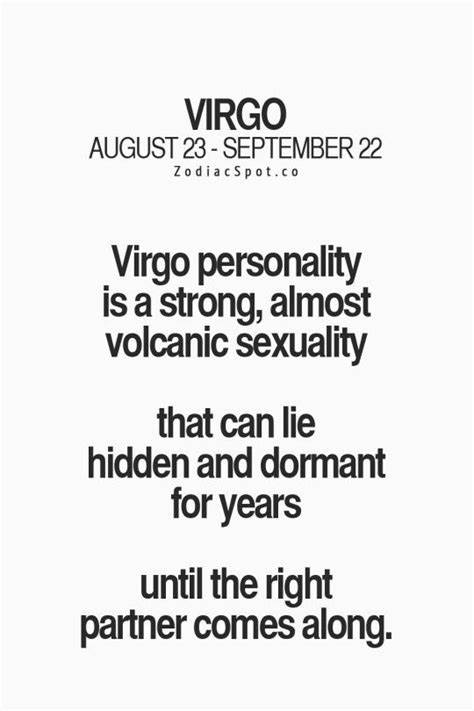 Virgo Traits Sexuality