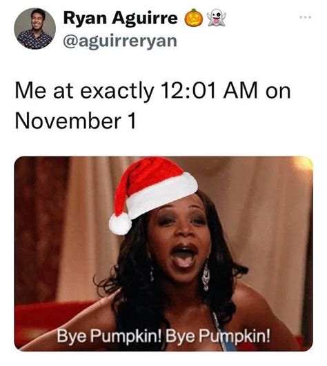 Best Halloween To Christmas Memes: Oct 31 to Nov 1