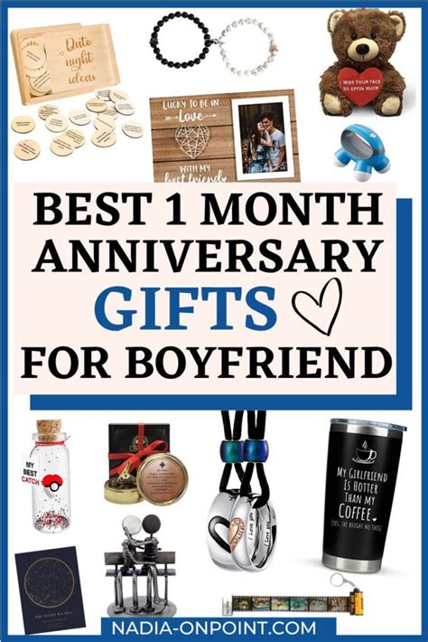 1 Month Anniversary Gifts for Boyfriend