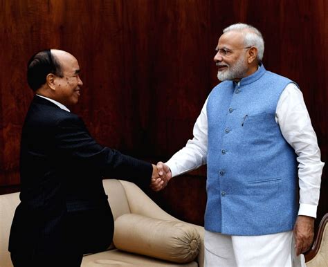 Mizoram CM Zoramthanga meets PM Modi