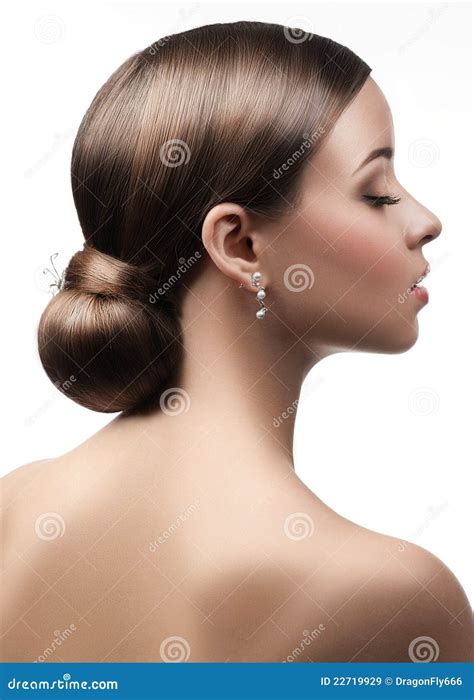 Woman with Beautiful Hairstyle Stock Image - Image of hair, hairstyle: 22719929